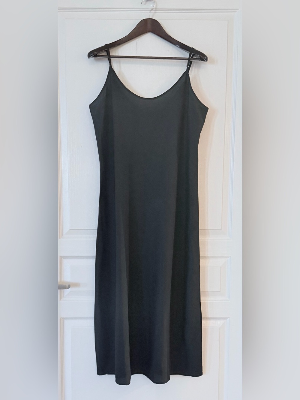Banana Republic Black Midi Slip Dress